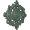 Ekena Millwork Katheryn Ceiling Medallion, Hand-Painted Cloud Burst, 22 1/2"W x 30 3/8"H x 1 1/2"P CM30KTCBF - alternate 2